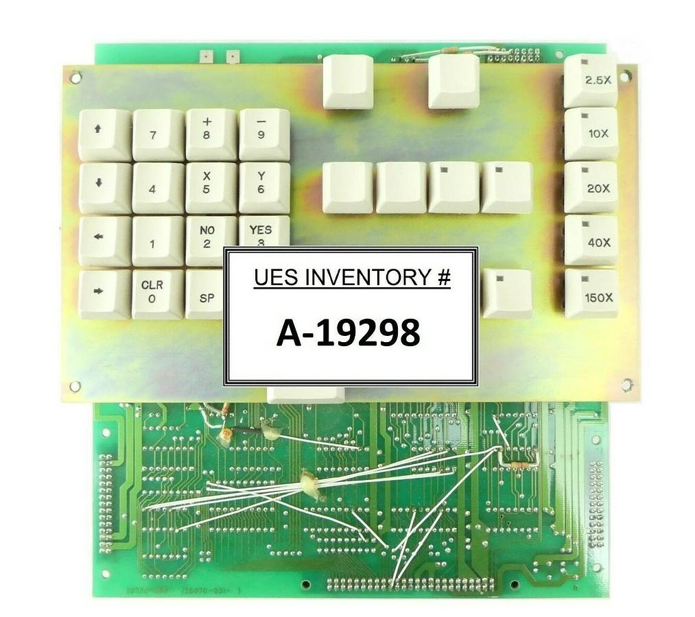 Used Nikon 2S070-031-4 Microscope Keypad 2.5x-150x PCB 2S700-386 OPTISTATION 3 Spare
