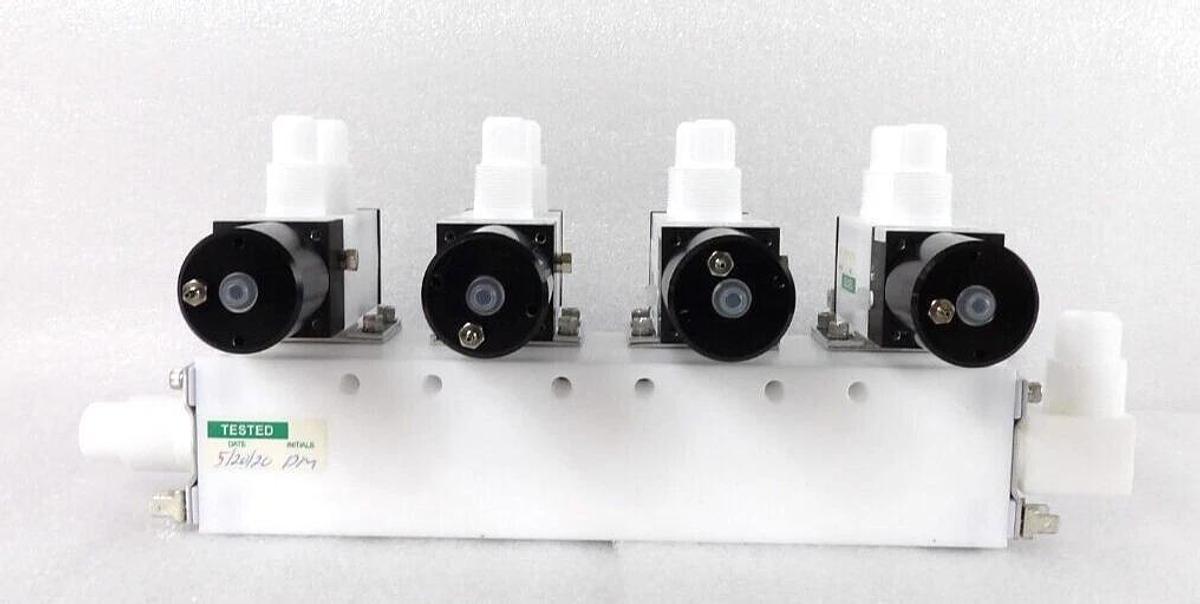 Used Semitool V0406FC-6AB-341 SRD Spin Rinse Dryer 4 Stage Manifold 3/4" Working