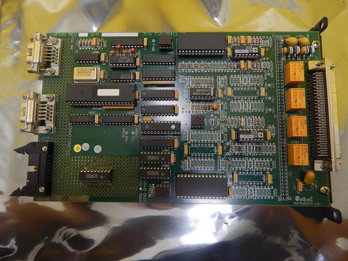 Used Orbot 710-26412-DD WFIOC PCB Board AMAT WF 736 DUO Used Working