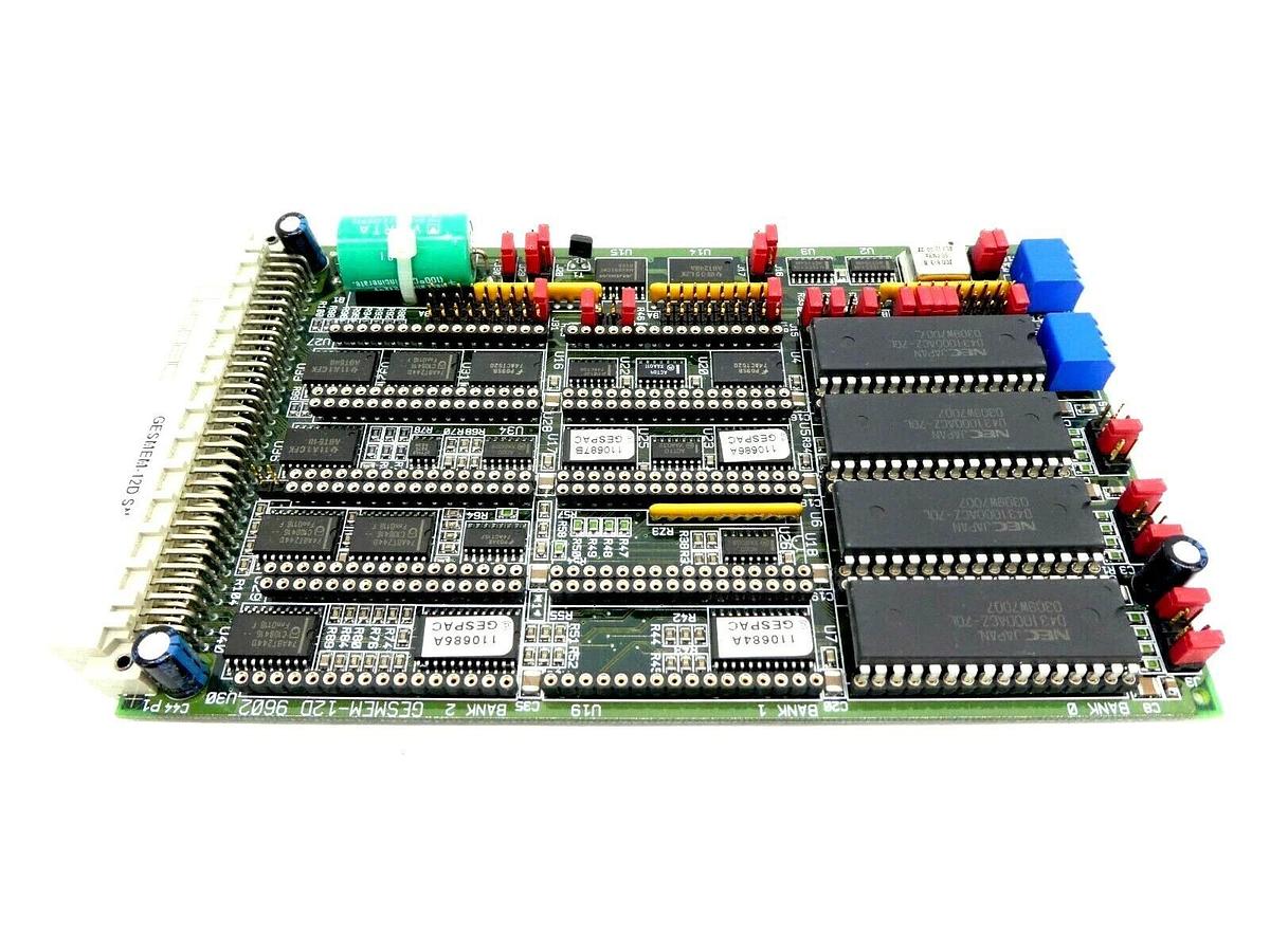 Used Gespac GESMEM-12D 9602 PCB Card GESMEM-12D ASM 03-325996A01 Untested As-Is