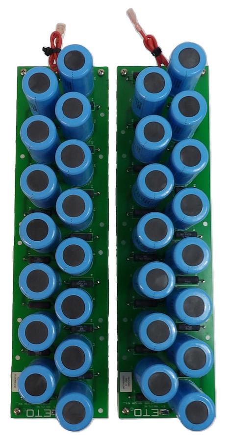 Used ETO ABX-X284 Capacitor HV Bank PCB AMAT 0190-18136 Reseller Lot of 2 Working