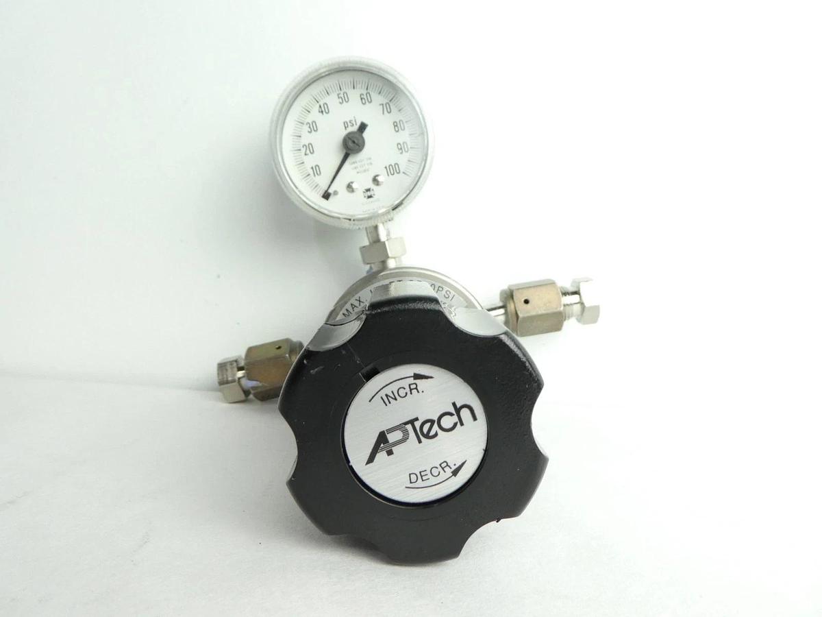 Refurbished AP Tech AP1010SM 3PW FV4 FV4 IV4 Regulator Valve With Gauge Refurbished