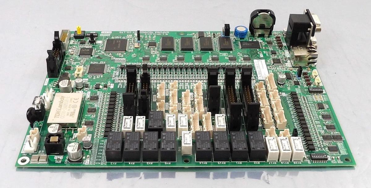Used Sinfonia Technology SBX93-100415-11 Interface PCB SLPCPU8 SBX08-000312-12 New
