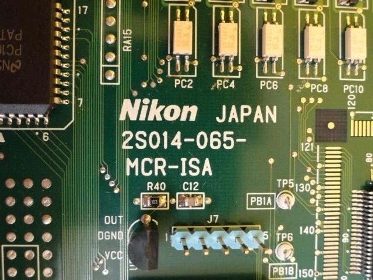 Used Nikon 2S014-065 MCR-ISA Board PCB Card KAB11000 Working Surplus