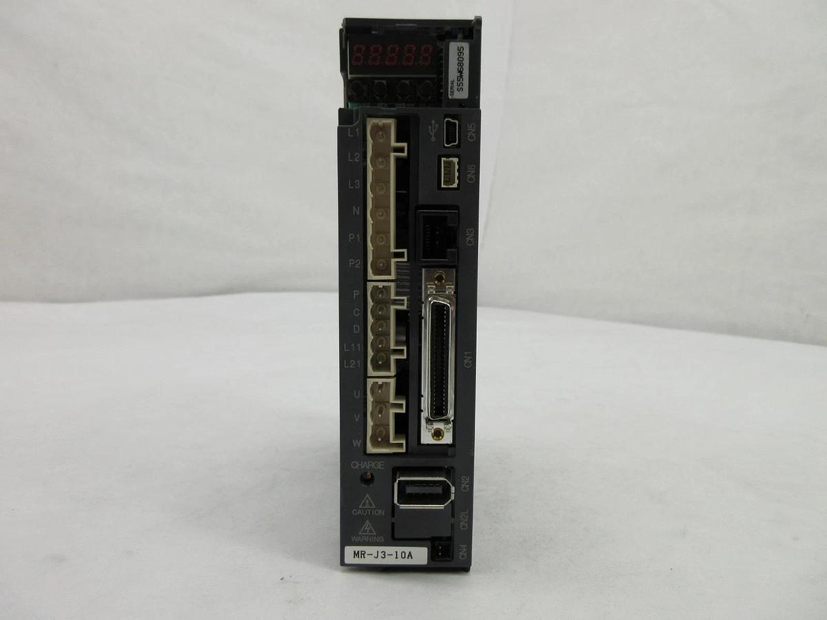 Used Mitsubishi MR-J3-10A AC Servo Amplifier MELSERVO Used Working