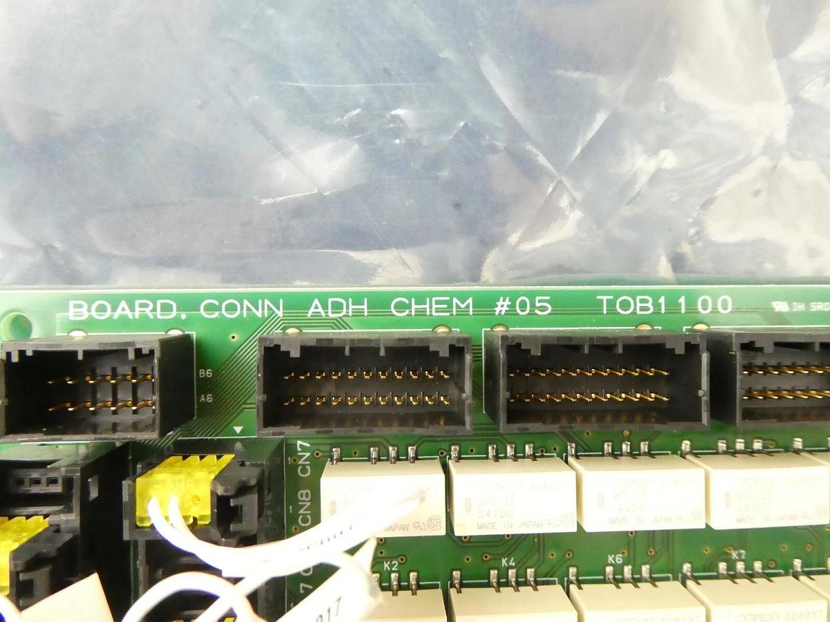 Used TEL Tokyo Electron APC-T0095A-11 Connector ADH CHEM #05 PCB TOB1100 Trias Spare