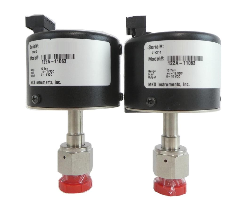 MKS Instruments 122A-11063 Baratron Transducer Type 122A Reseller Lot of 2 New