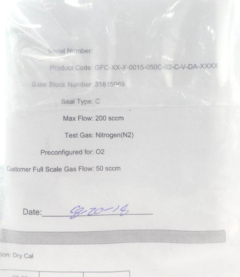 Pivotal 32-02154 Mass Flow Controller MFC 50 SCCM O2 0190-47774 Lot of 3 New