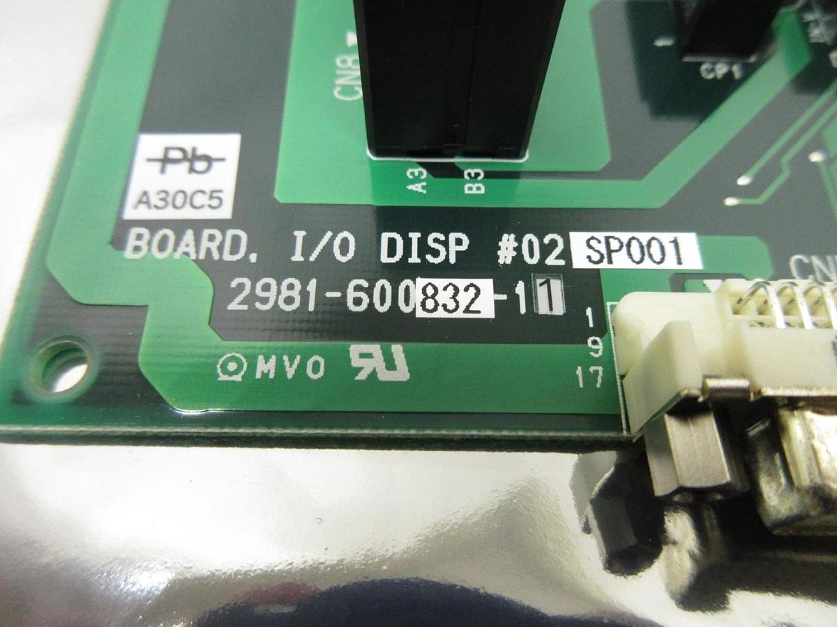 Used TEL Tokyo Electron 2981-600832-11 Board, I/O DISP #02 PCB SP001 ACT12-300 Used