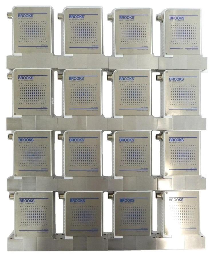 Used Brooks Instrument GF125C Mass Flow Controller MFC Reseller Lot of 16 Working