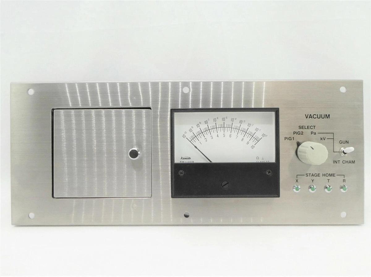 Used JEOL Stage Vacuum Control Panel BP102002-00 BCD-PIN/SW PB JWS-7555S SEM Working