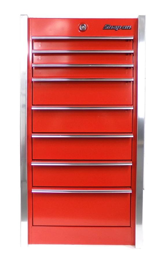 Snap-On Industrial KRDC1011APBI 19" 8-Drawer Red Powder Tool Box New