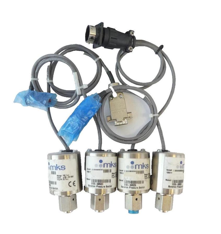 Used MKS Instruments 51A 51B Baratron Pressure Switch Reseller Lot of 13 Working