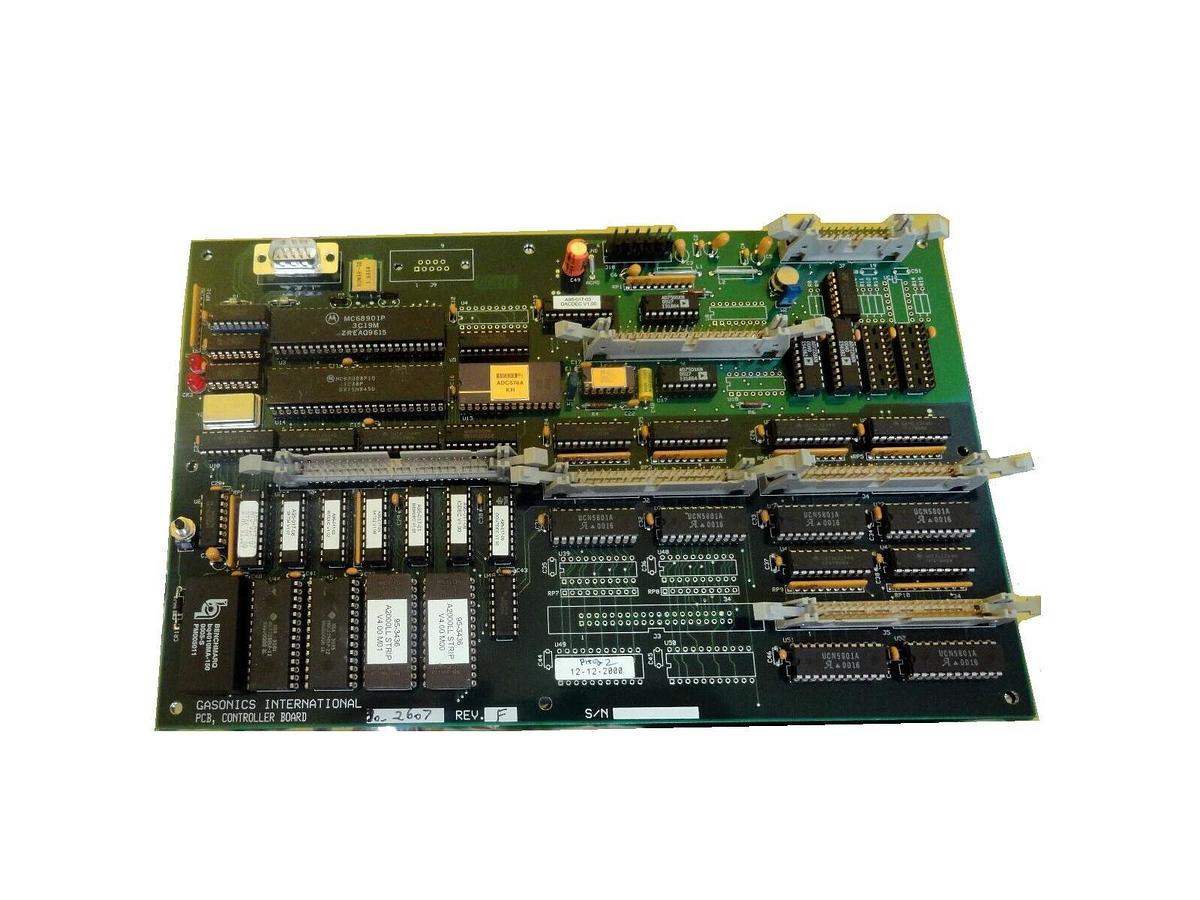 Used GaSonics International 90-2607 PCB Controller Board Rev. F Aura A-2000LL Working