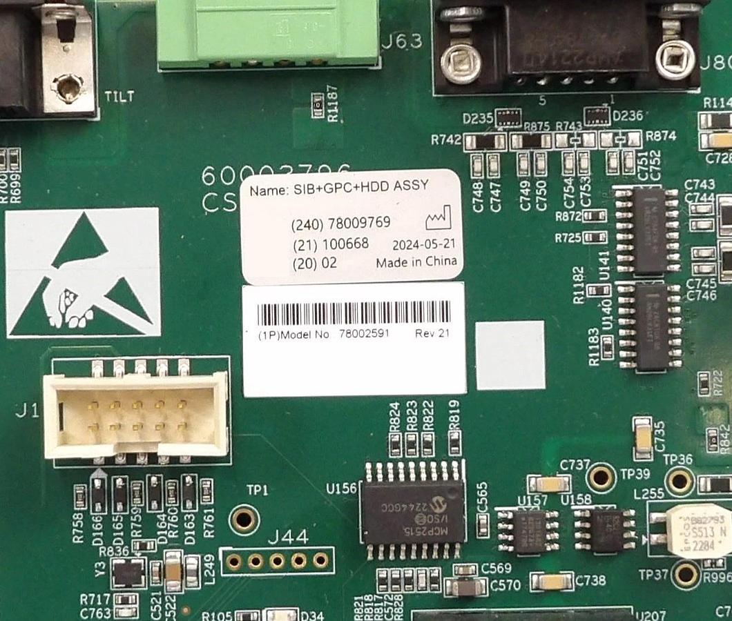 Used United Imaging 78002591 UIH-R V21 CSU82-SIB-V03 PCB 60002796 Working Surplus