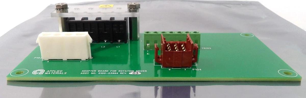Used AMAT Applied Materials 0100-03994 Adapter Board For Rotation Driver PCB Working