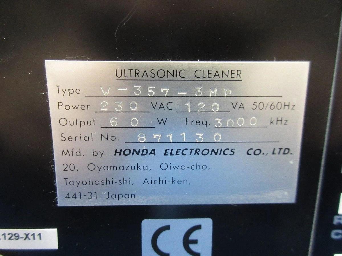 Used Honda W-357-3MP Pulse Jet Power Supply Ultrasonic Cleaner Sigmameltec Used