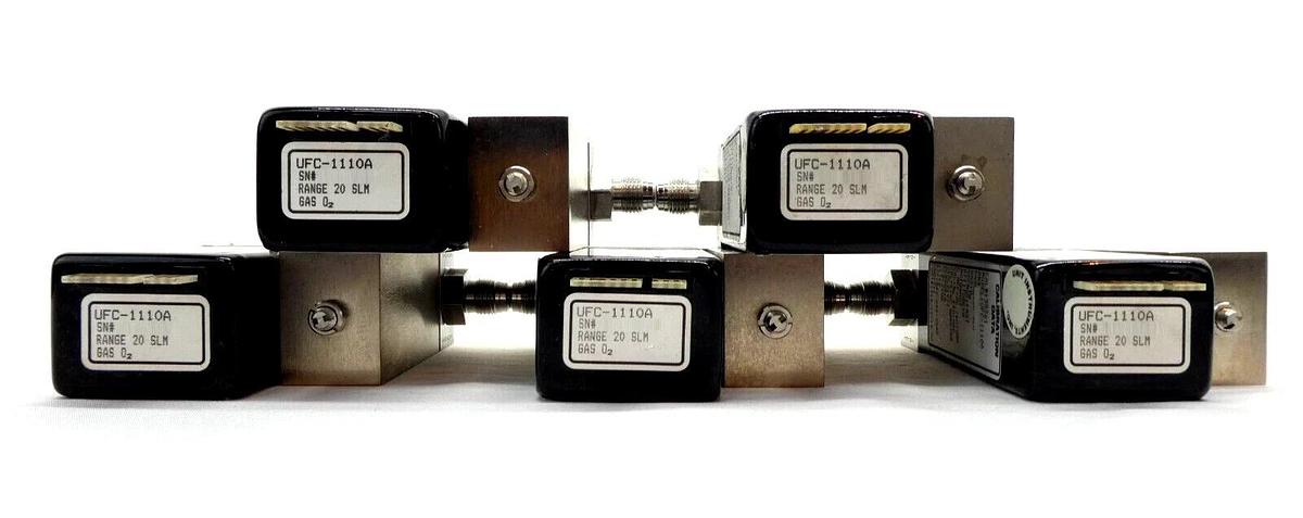 Used UNIT Instruments UFC-1110A Mass Flow Controller MFC UFC-1110 20 SLM O2 Lot of 20