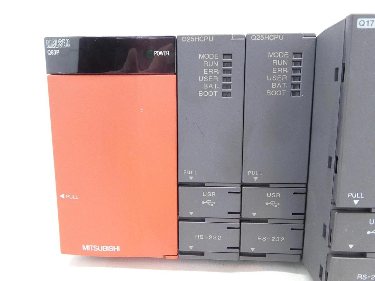 Used Mitsubishi MELSEC-Q PLC Control Assembly Q25HCPU Q173CPUN Q63P QJ71 QH42P Q38B