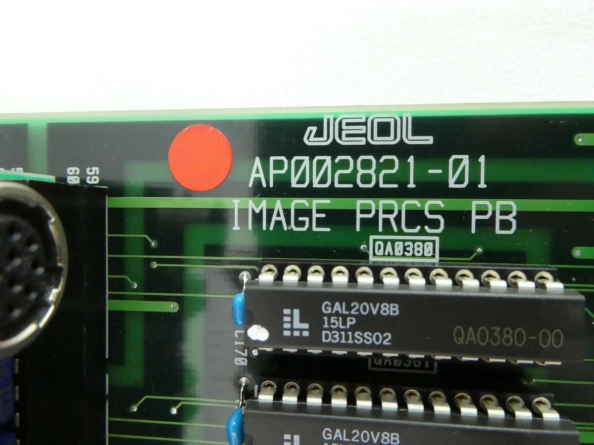 Used JEOL AP002821-01 IMAGE PRCS PB PCB Card AP003368-00 JWS-7555S SEM Working
