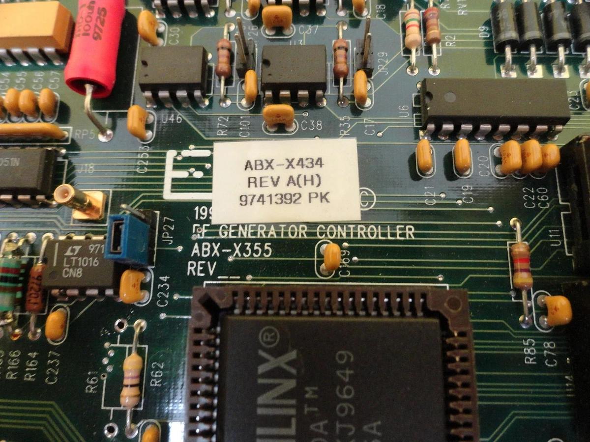 Used ETO ABX-A434 RF Generator Controller ABX-X355 PCB Board AMAT 0190-36677 Used