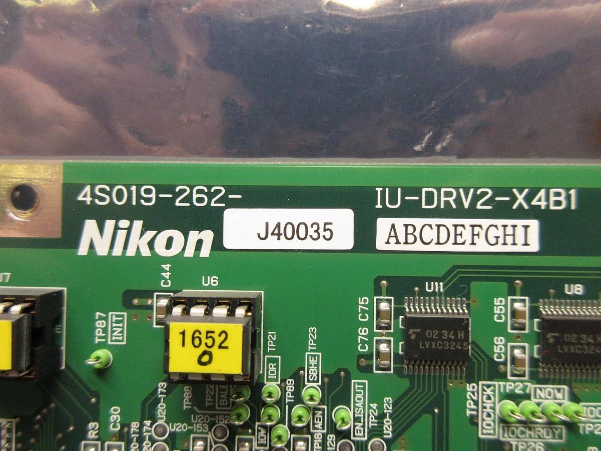 Used Nikon 4S019-262 Control Board PCB IU-DRV2-X4B1 NSR-S307E DUV Scanning Used