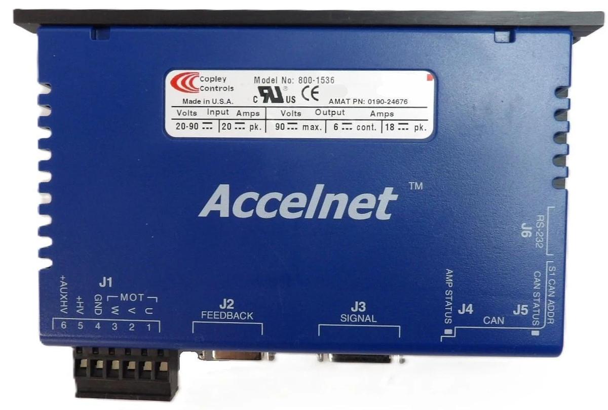 Used Copley Controls 800-1536 Servo Motor Controller Accelnet Lot of 3 Working Surplu
