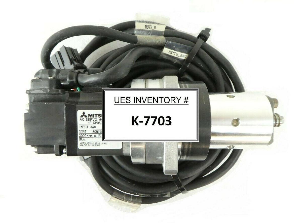 Used Nikon 4K186-969 Servo Motor Assembly Mitsubishi HF-KP053-S1 NSR FX-601F Working
