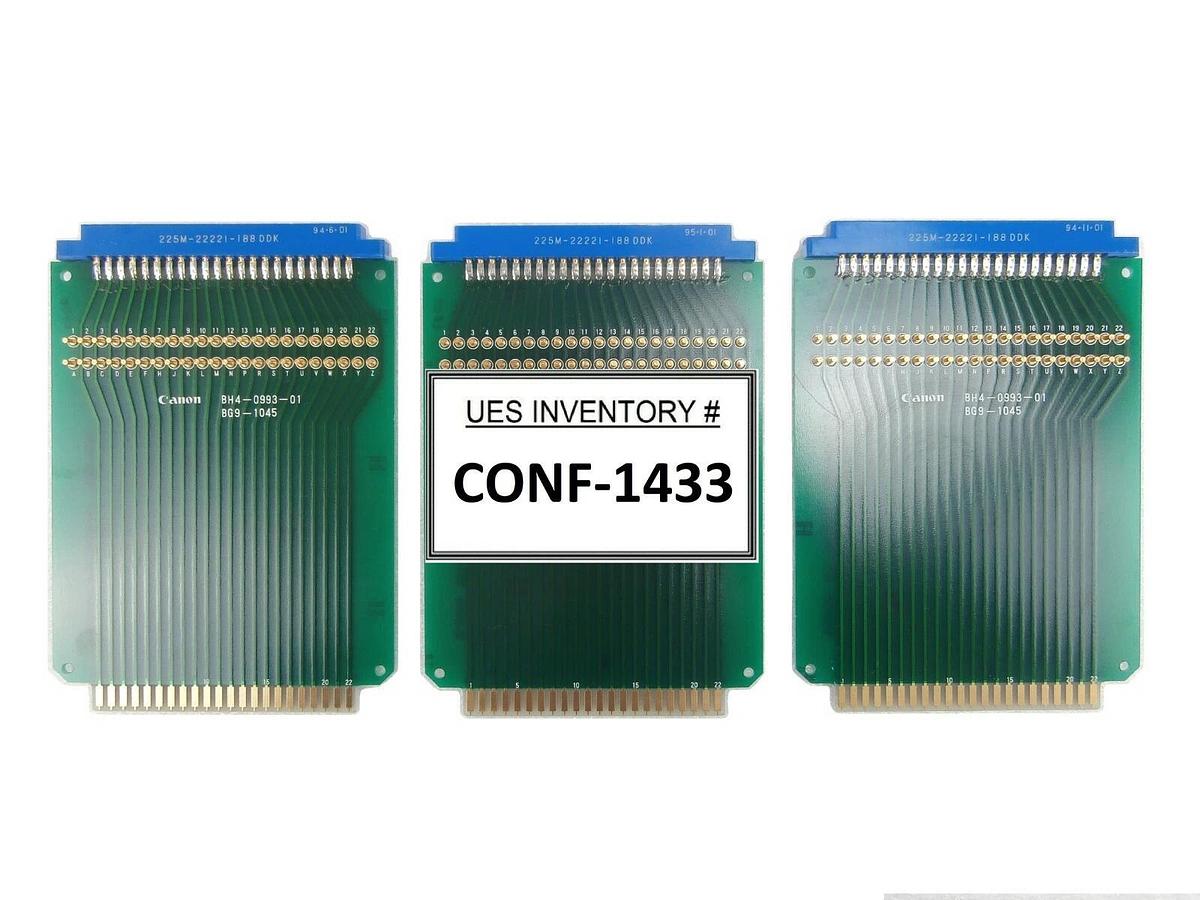 Used Canon BH4-0993-01 Extender Board PCB Card BG9-1045 Reseller Lot of 3 Working