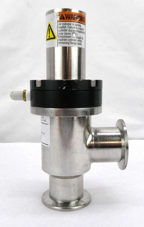 Used Nor-Cal Products 3870-01919 Pneumatic Angle Valve NW40 AMAT Working Surplus