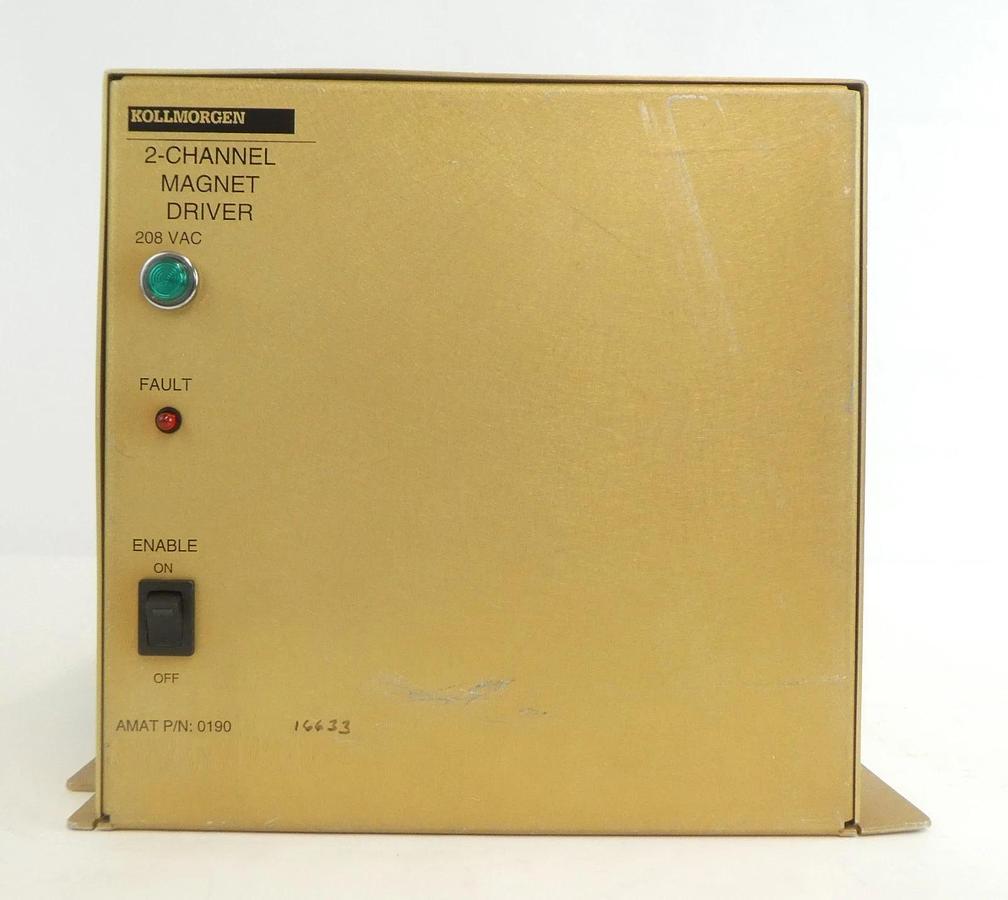 Used Kollmorgen ENABLER-00 2-Channel Magnet Driver AMAT 0190-16633 Working