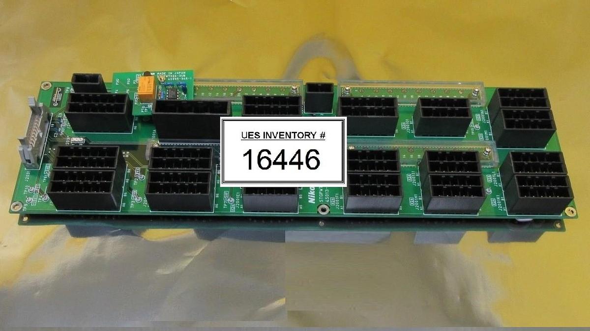 Used Nikon 4S013-324-1 Backplane Interface Board PCB STGPWTX2A NSR-S204B Used Working