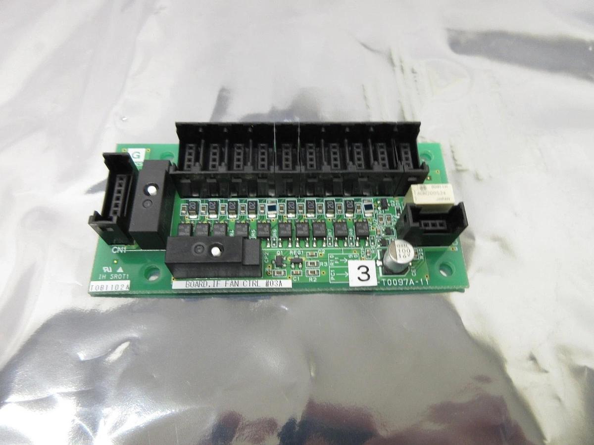 Used TEL Tokyo Electron FPC-T0097A-11 IF Fan Control Board #03A PCB TOB1102A Used