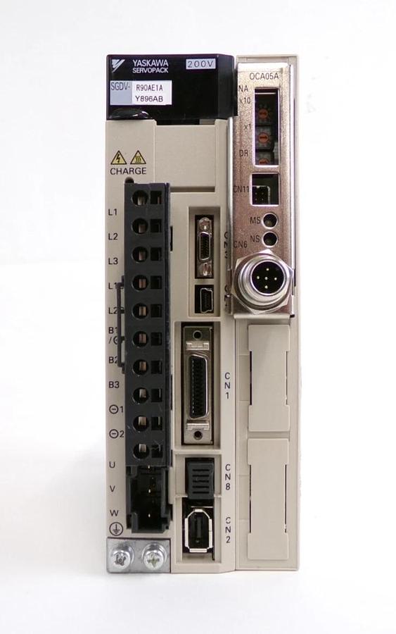 Used Yaskawa Electric SGDV-OCA05A-Y909AA Servo Drive SERVOPACK Lot of 2 Working