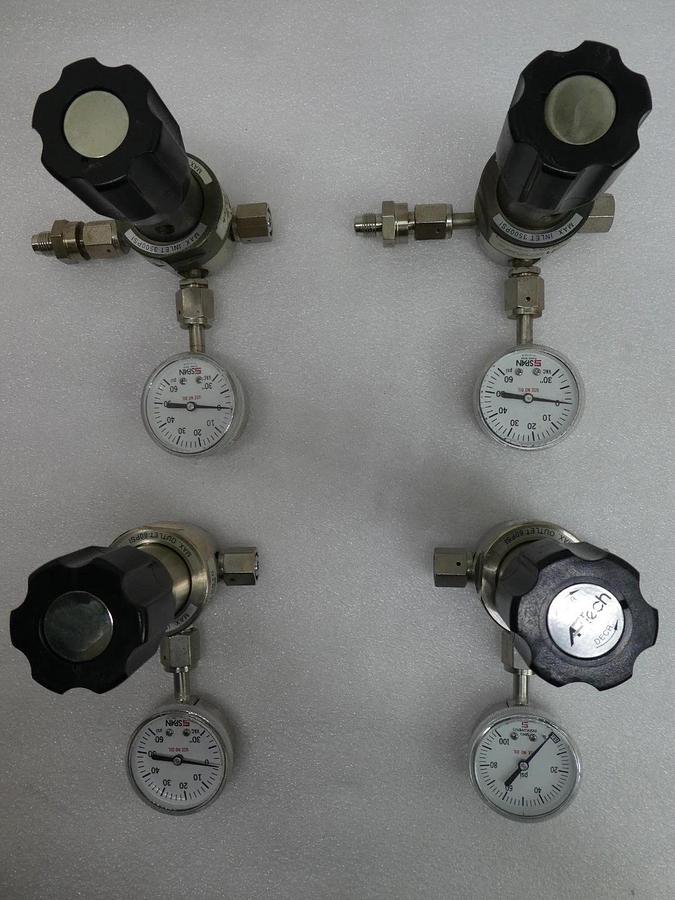 Used APTech AP1006S 3PW FV4 FV4 0 Single Stage Regulator Valve Reseller Lot of 4