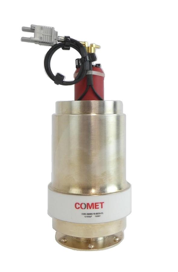Used Comet CVMI-500BC/15-BECA-CL Variable Vacuum Capacitor 12-500pF 15/9kV Working