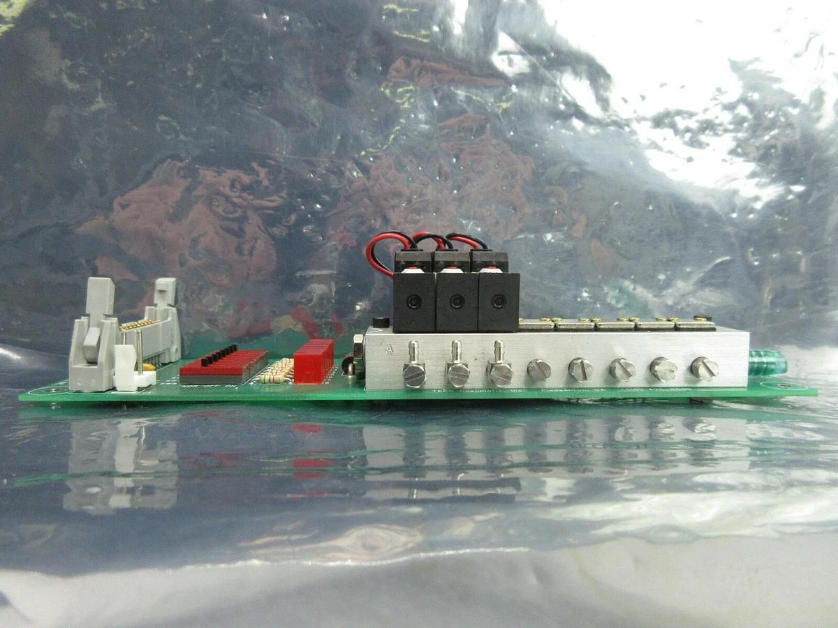 Used TECO Pneumatic DES375-010-8 3-Port Pneumatic Manifold Board PCB HA010E1 Working