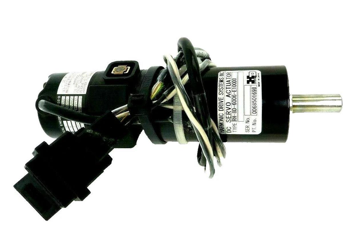 Used Harmonic Drive Systems RH-ED-6006-E100D0 Servo Actuator Nikon NSR Series Working
