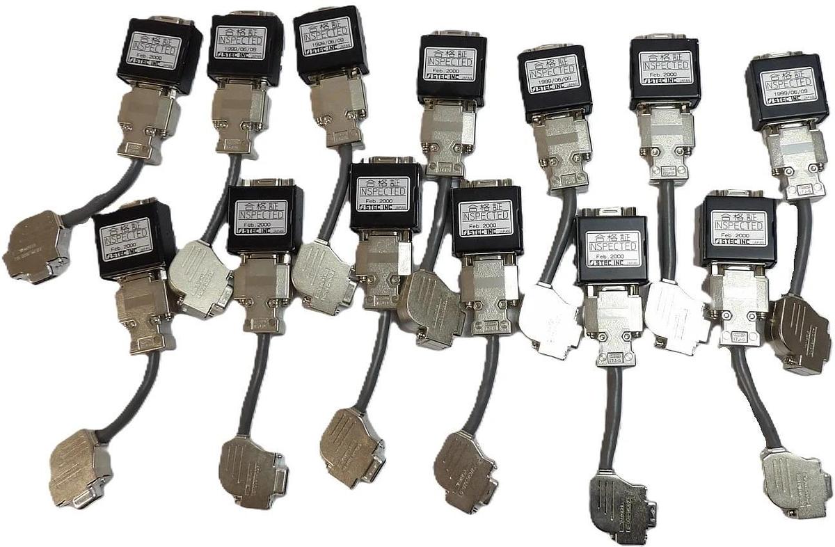 Used Horiba STEC CA-H-01 Cable Force Closed Adapter Lot of 13 Working