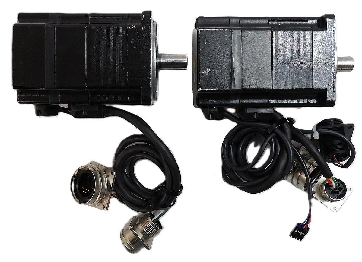 Used Sanyo Denki P50B07040HXS00M AC Servo Motor BL Super P5 Lot of 2 Working