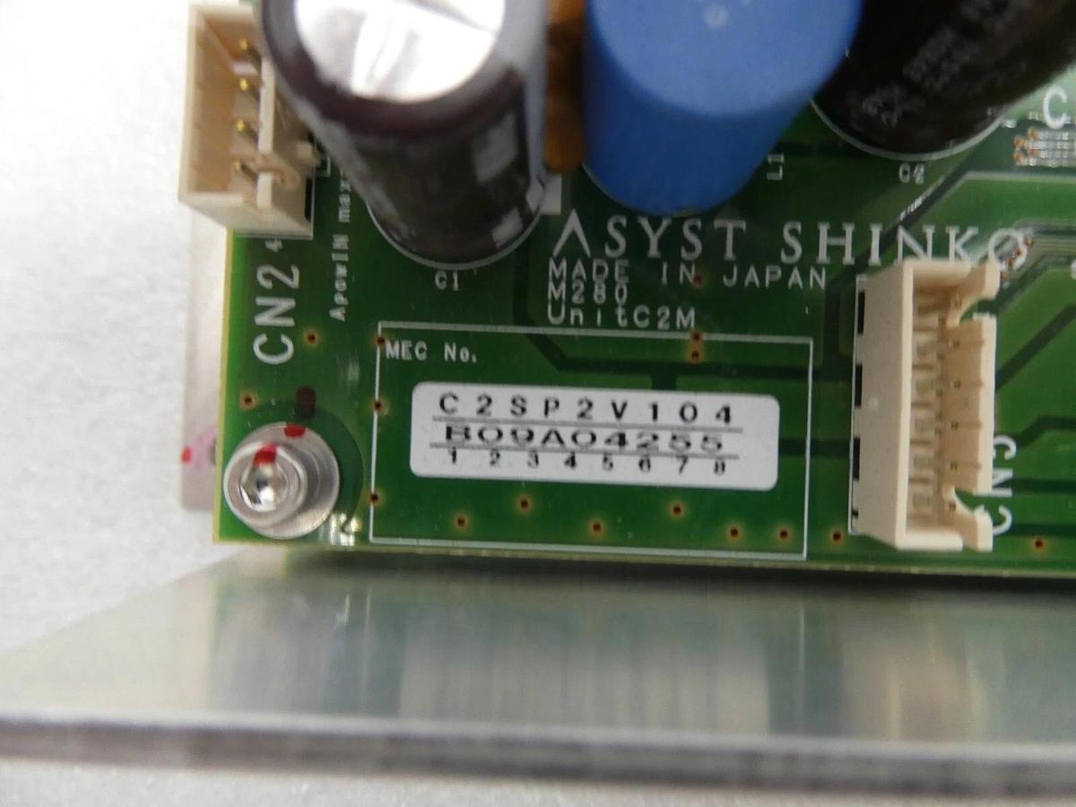 Used Asyst Shinko HASSYC818400 PCB Assembly C2SP2V104 OHV SSOHT-300 Working Surplus