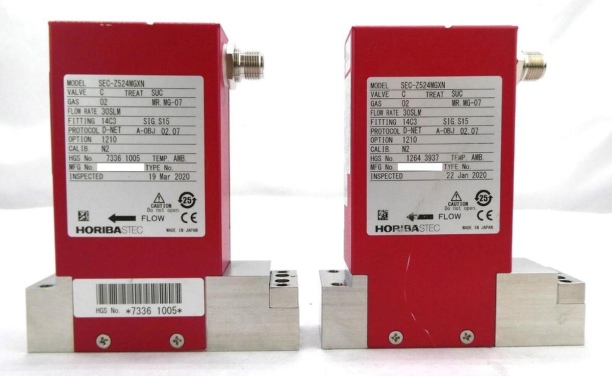 Used Horiba STEC SEC-Z524MGXN Mass Flow Controller AMAT 0190-75613 Working Surplus