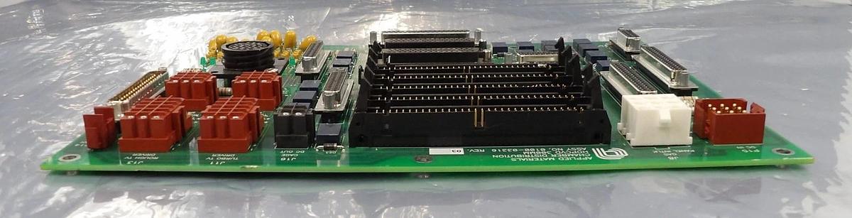 Used AMAT Applied Materials 0100-03316 Chamber Distribution HDPCVD 300mm PCB Working