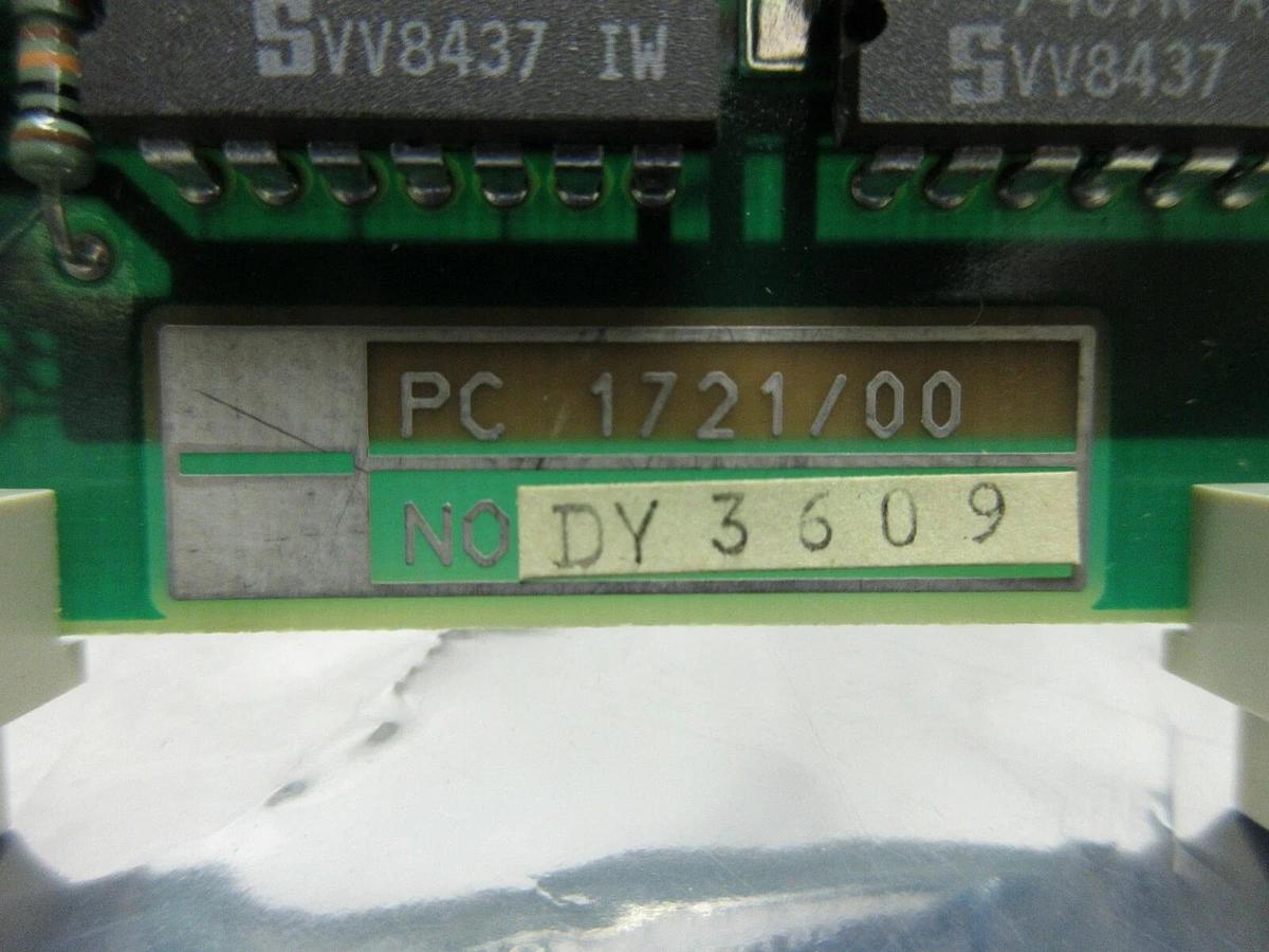 Used Philips 1721/00 Processor PCB Card ASML 9406.217.2100 PAS 5000/2500 Used Working