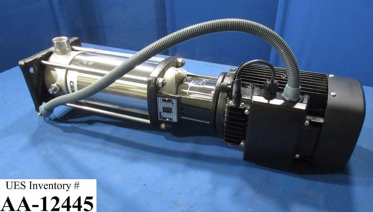 Used Grundfos CRN5-10 A-P-G-E-HUUE Pump A96511917P10444 AMAT Quantum X Used Working