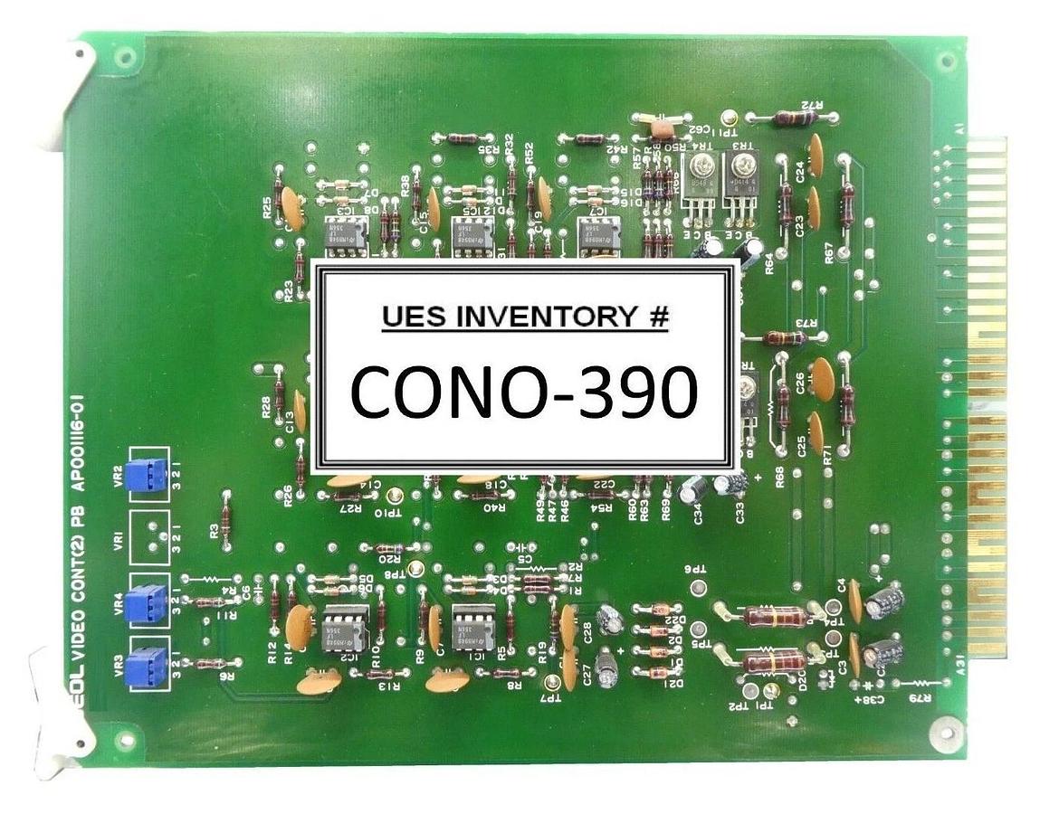 Used JEOL AP001116-01 Video Control PCB Card VIDEO CONT(2) PB JSM-6400F SEM Working