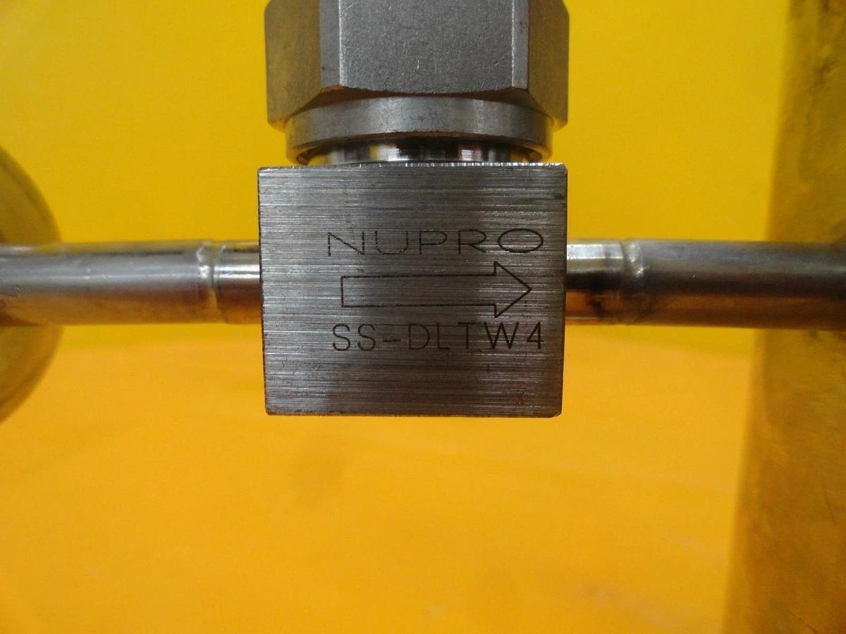 Used Fuji Seiki High Vacuum Nipple Tee Stainless QF100 ISO-LF to ISO100 SS-DLTW4 Used