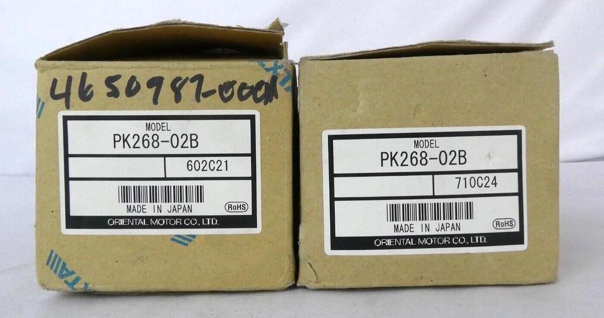 Oriental Motor PK268-02B 2-Phase Stepping Motor VEXTA AMAT P5000 Lot of 2 New