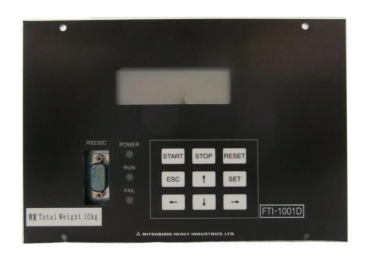 Used Mitsubishi FTI-1001D-D3 Turbomolecular Pump Controller Turbo TEL Trias Working