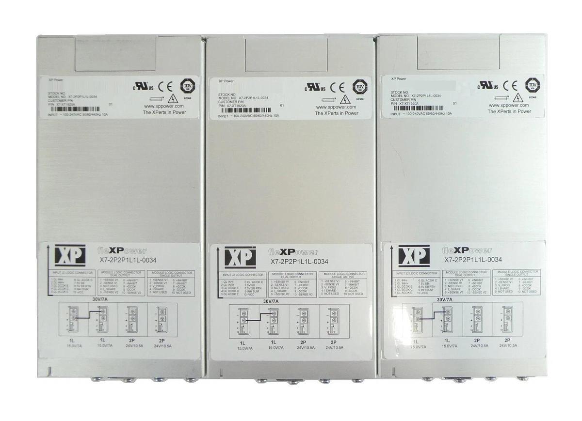 Used XP Power X7-Xt1920A Power Supply Spectrometer X7-2P2P1L1L-0034 Lot of 3 Working